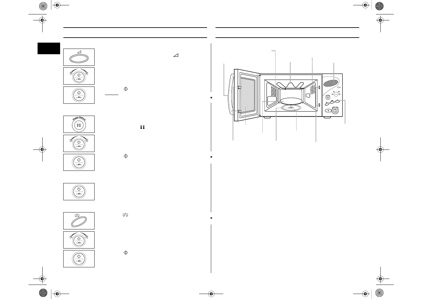 Quick look-up guide, Oven | Samsung CE2777NT User Manual | Page 2 / 24