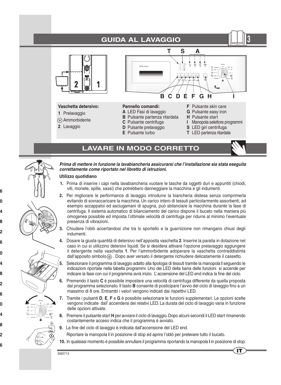 Guida al lavaggio, Modello: wdoi 1475 l lavare in modo corretto | Ardo FLSN User Manual | Page 3 / 68