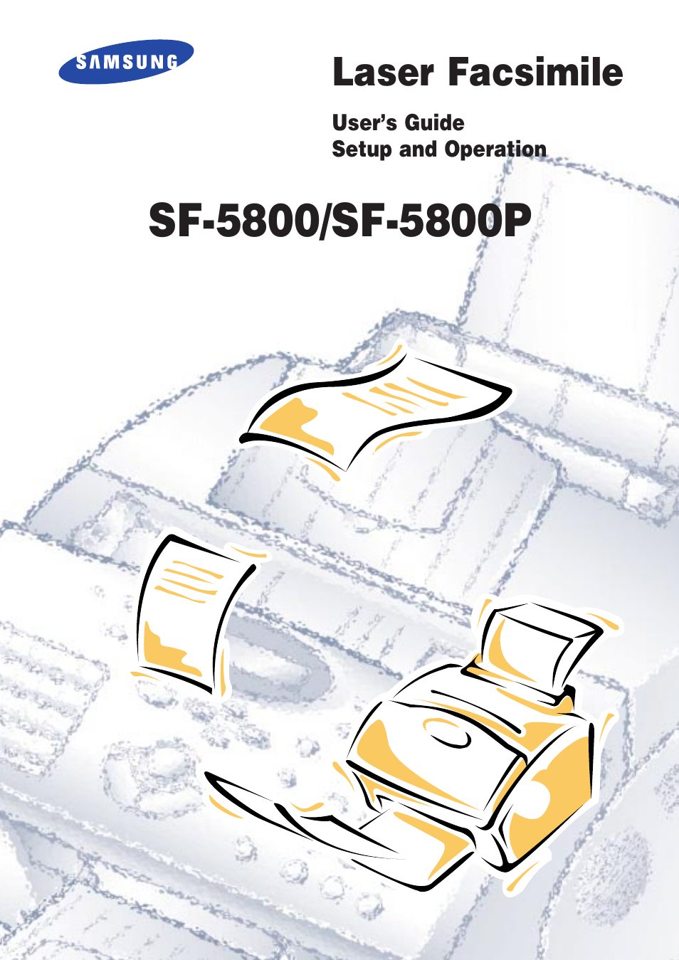 Samsung SF-5800P User Manual | 99 pages