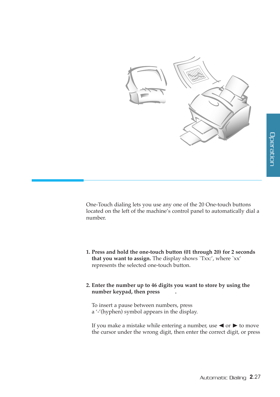 Automatic dialing | Samsung SF-5800P User Manual | Page 60 / 99