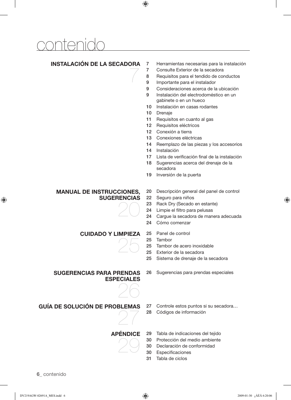 Samsung DV219AGW User Manual | Page 40 / 68