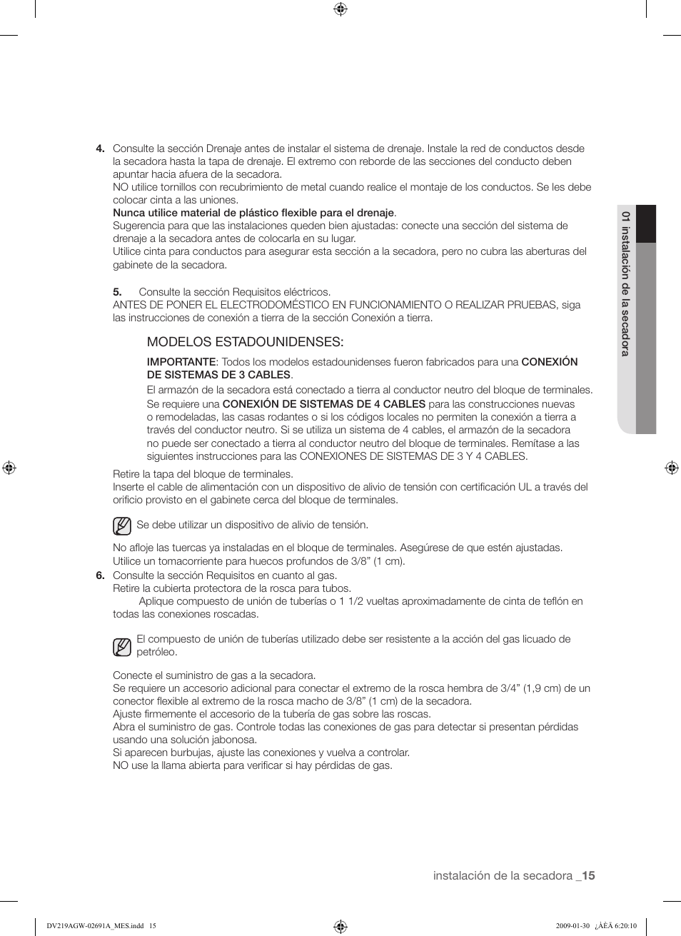 Samsung DV219AGW User Manual | Page 49 / 68