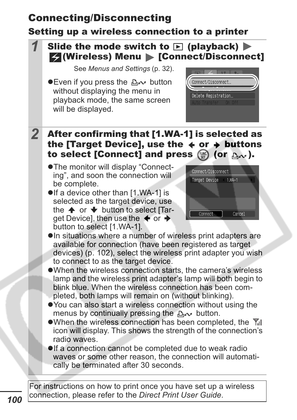 Connecting/disconnecting | Samsung CDI-E207-010 User Manual | Page 102 / 147