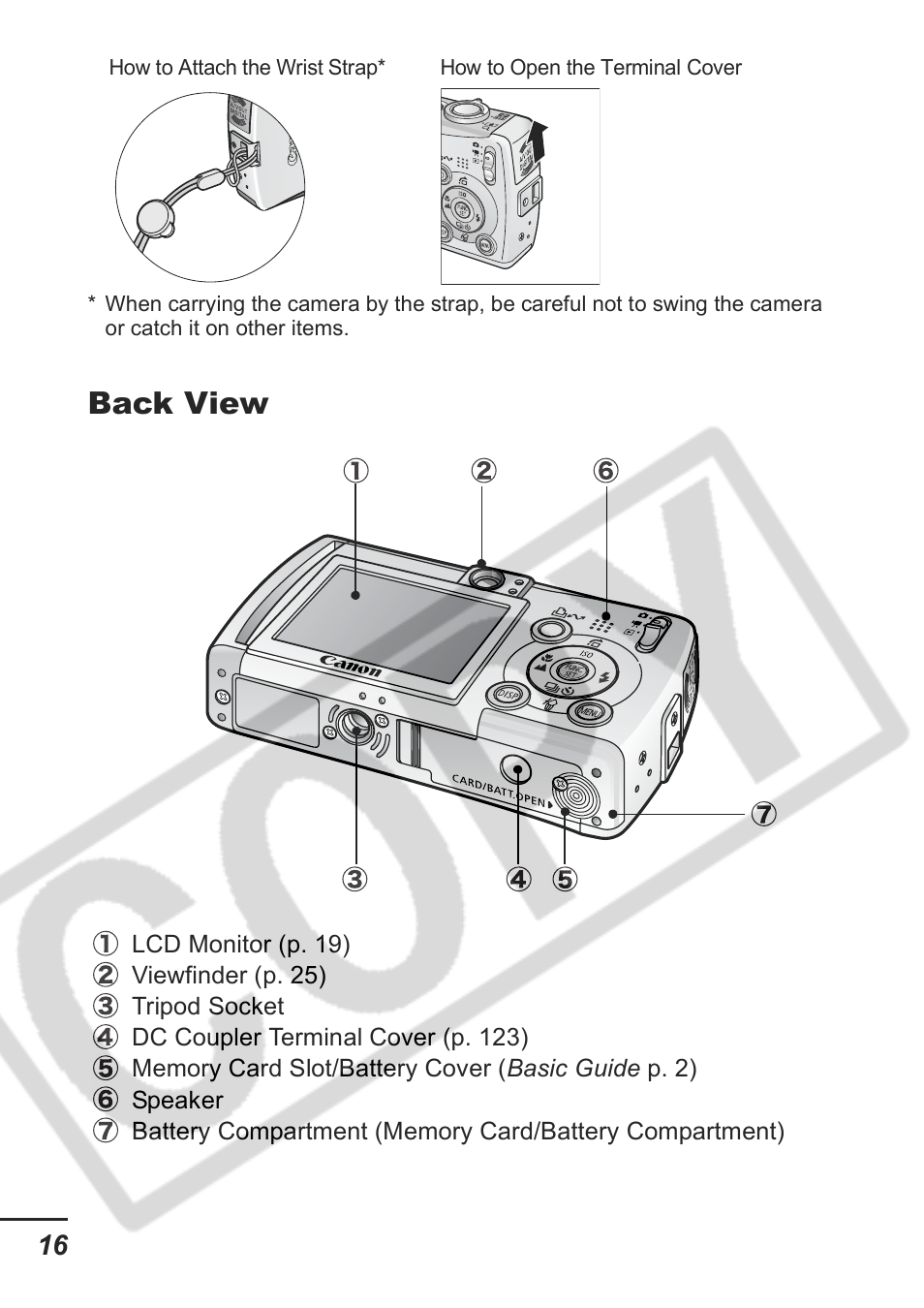 Back view | Samsung CDI-E207-010 User Manual | Page 18 / 147