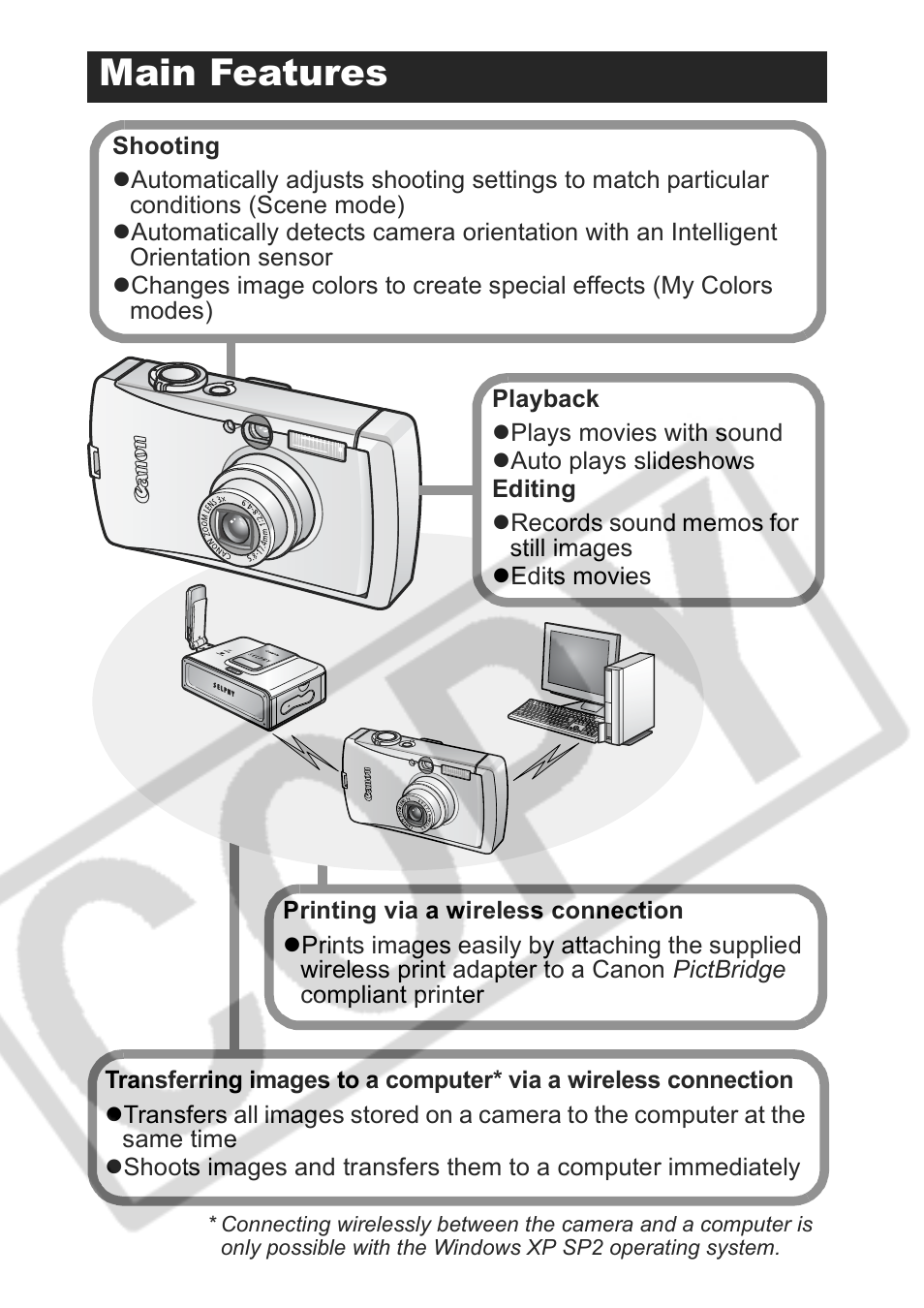 Main features | Samsung CDI-E207-010 User Manual | Page 2 / 147