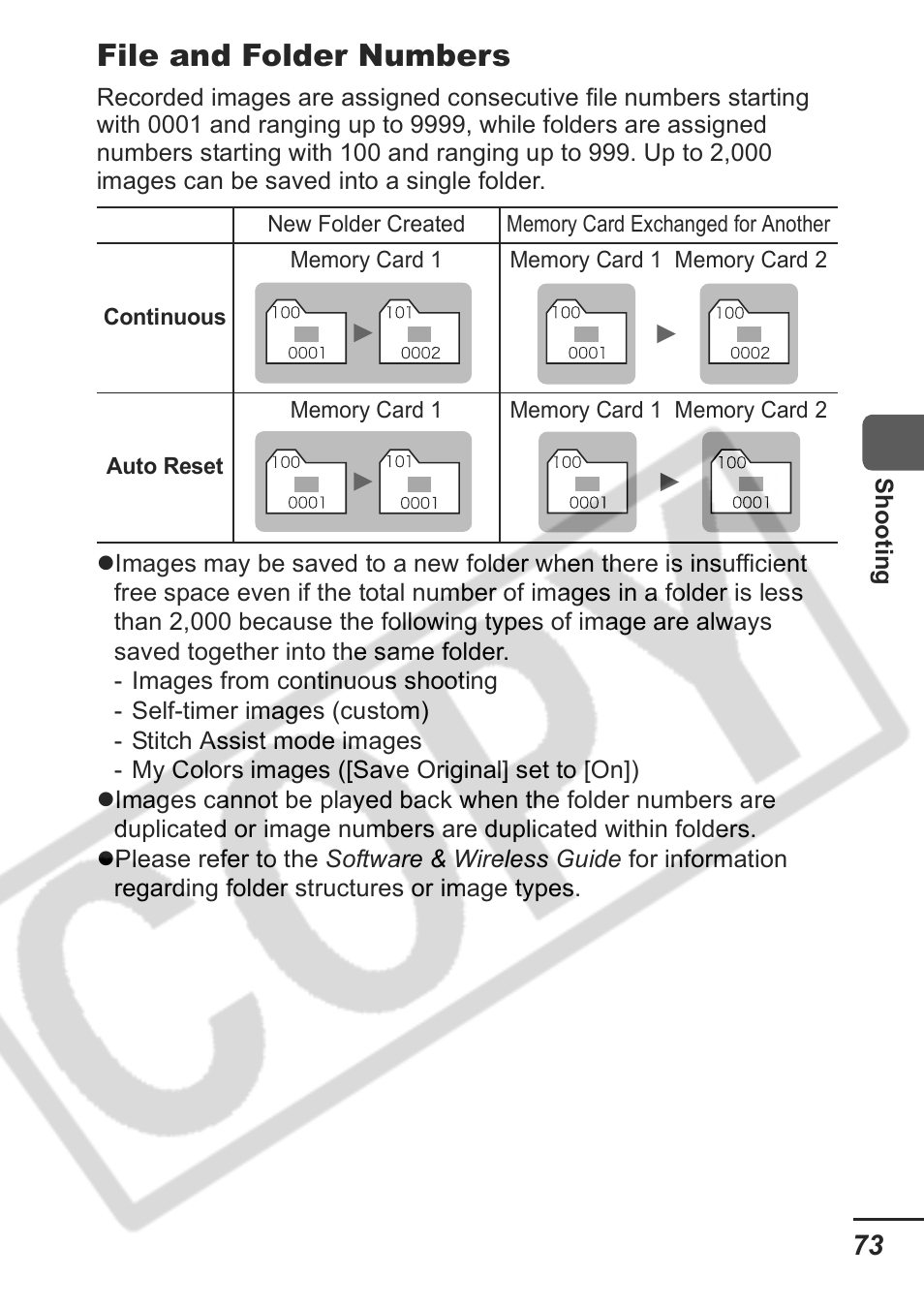 File and folder numbers | Samsung CDI-E207-010 User Manual | Page 75 / 147