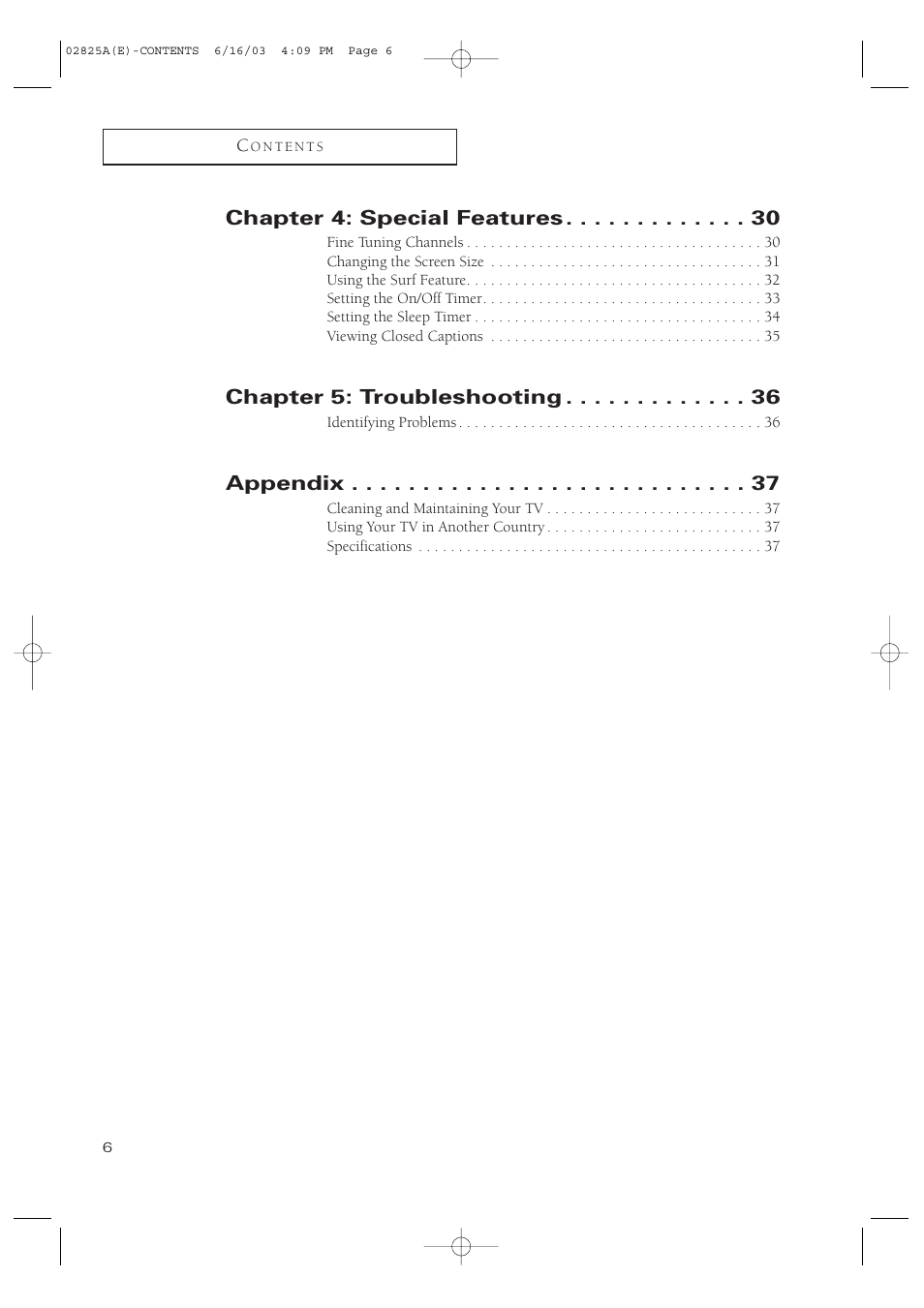 Samsung CT-20H4 User Manual | Page 6 / 37