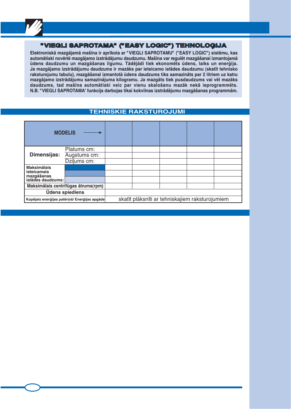 Ardo FL105L User Manual | Page 40 / 52