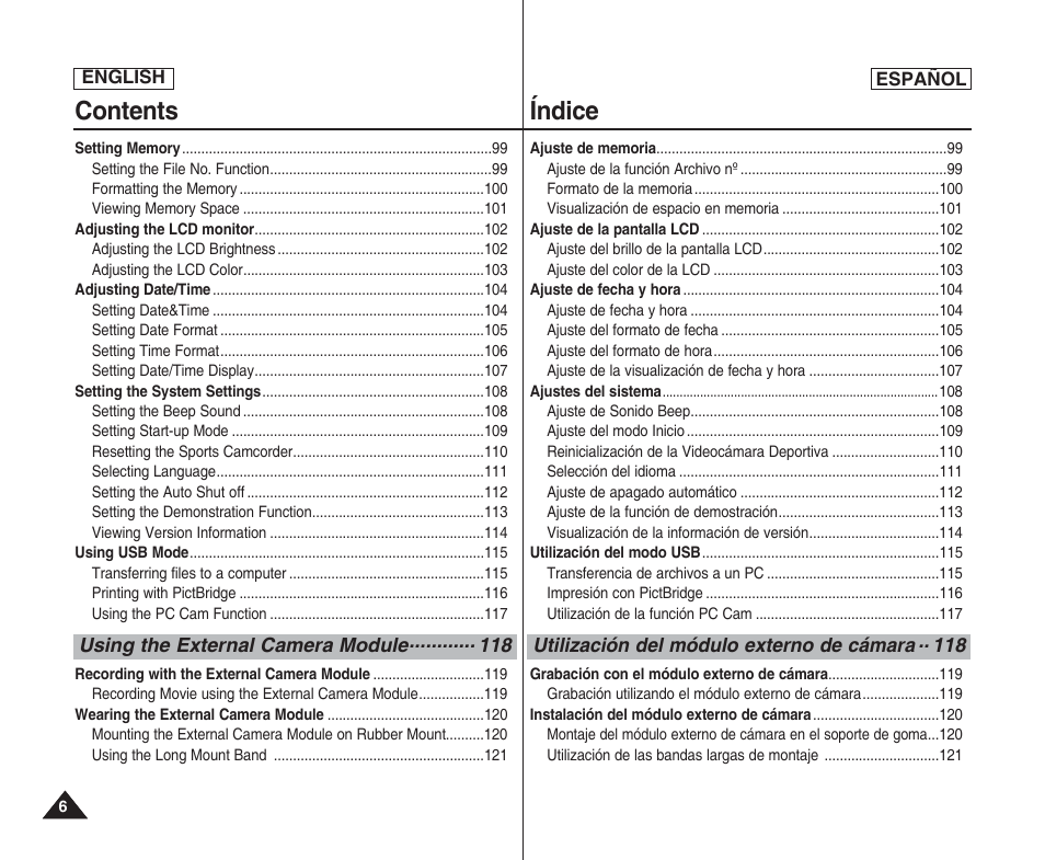 Samsung SC-X205L User Manual | Page 6 / 144