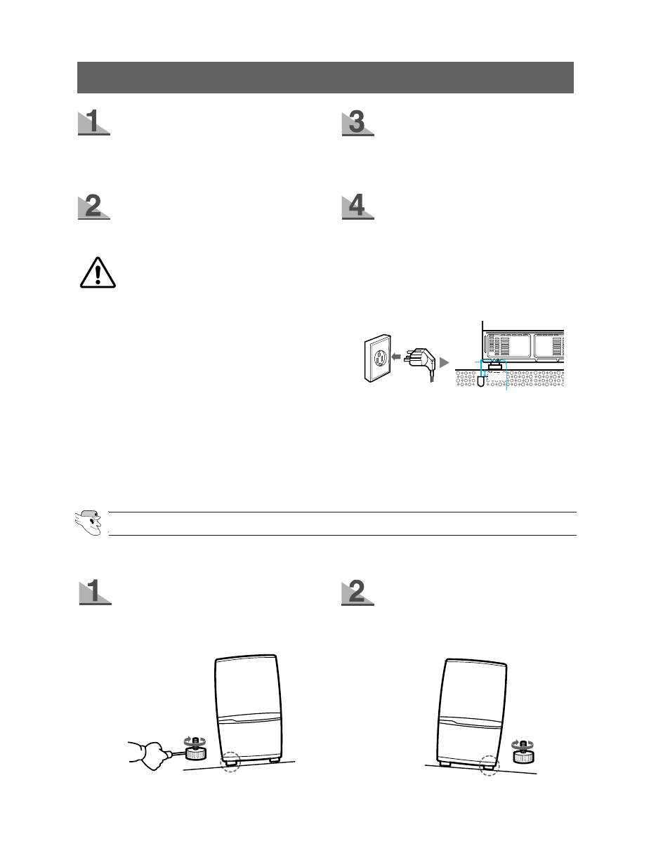 Preparing the refrigerator/freezer, Installing the refrigerator / freezer, Levelling | Warning | Samsung RB1955VQ User Manual | Page 5 / 15