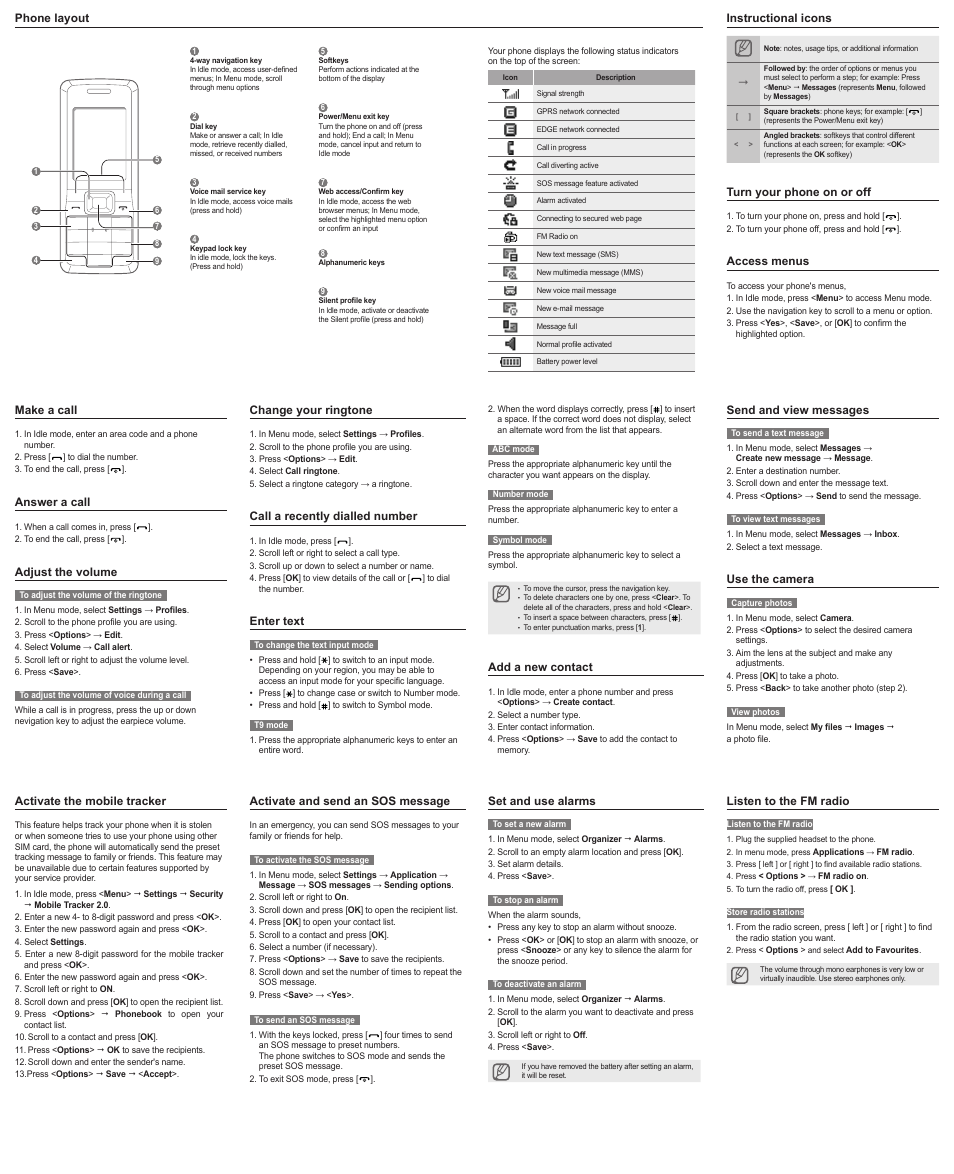 Samsung E2100 User Manual | Page 2 / 2