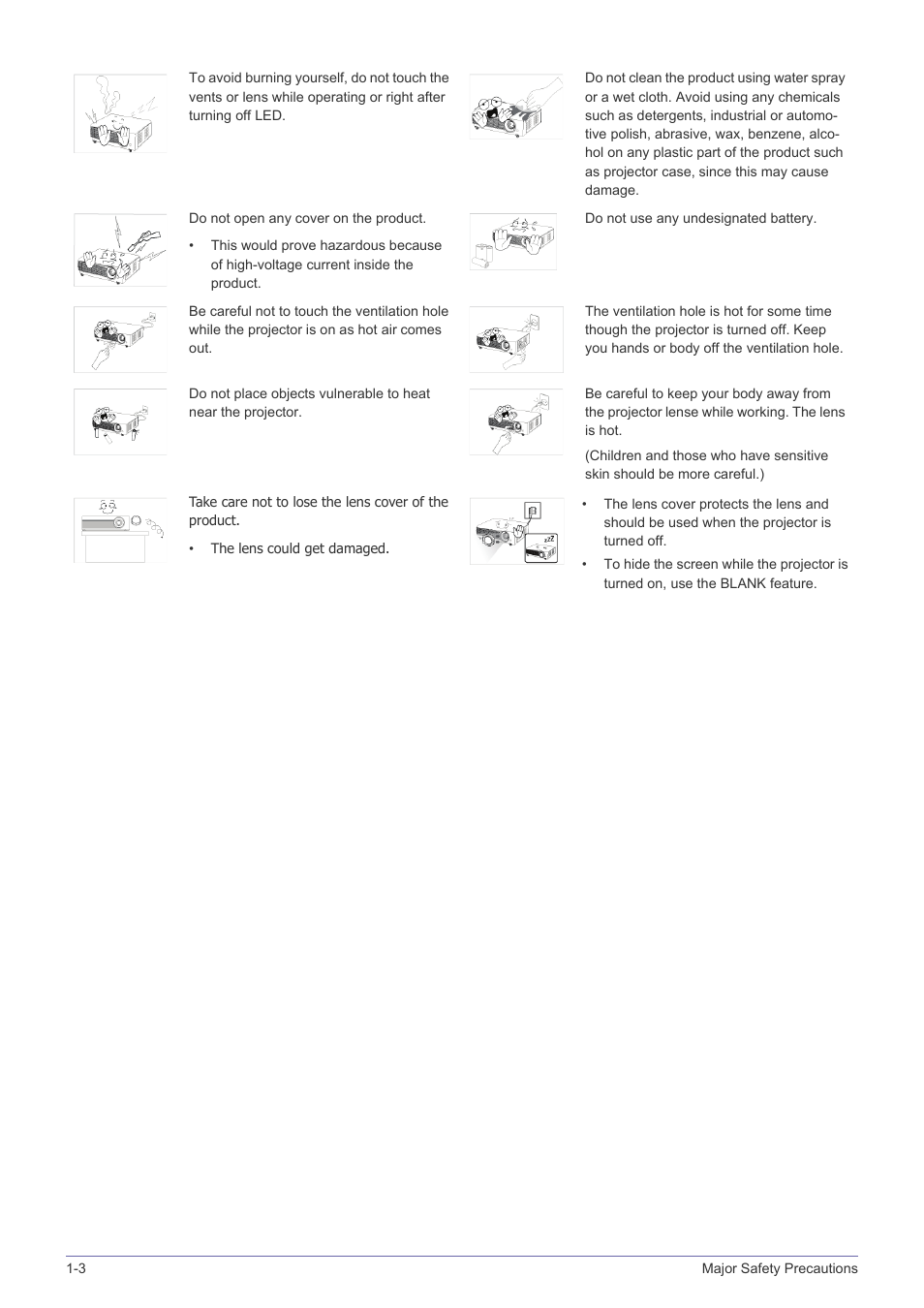 Samsung SP-F10M User Manual | Page 10 / 92