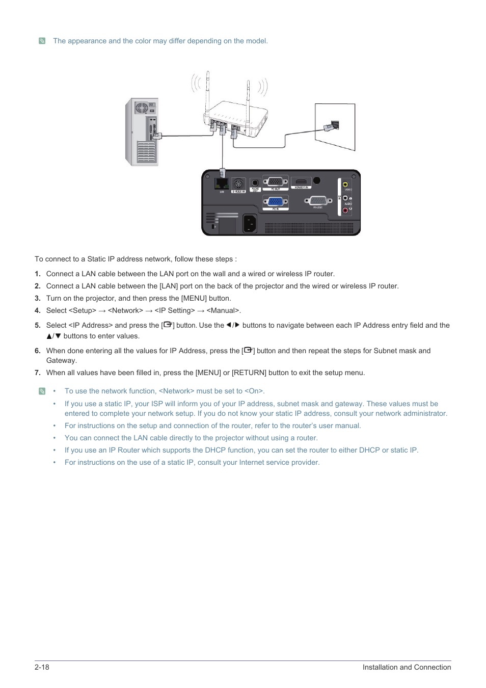 Samsung SP-F10M User Manual | Page 34 / 92