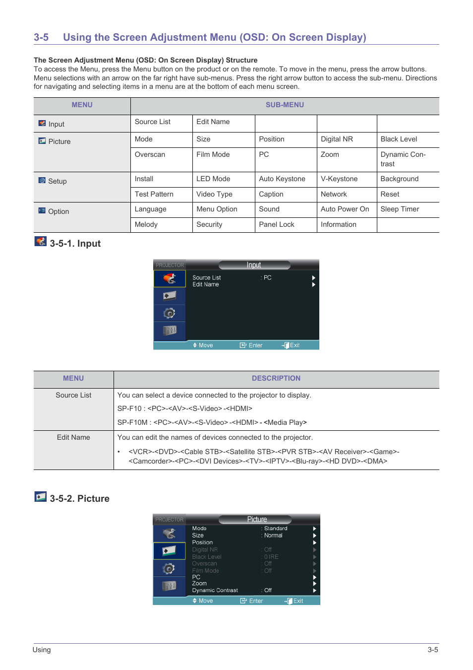 Samsung SP-F10M User Manual | Page 43 / 92