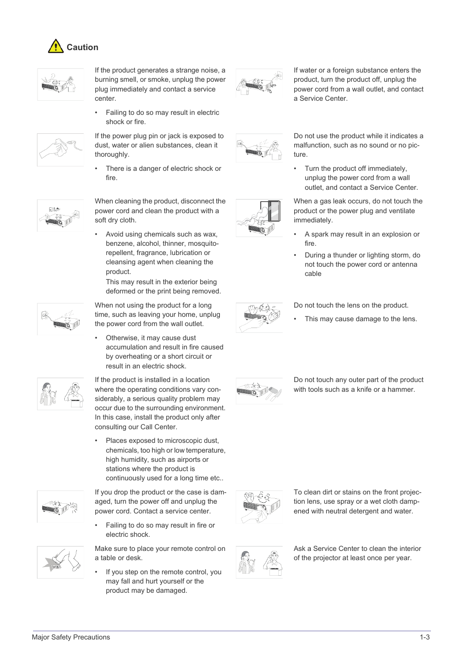 Samsung SP-F10M User Manual | Page 9 / 92