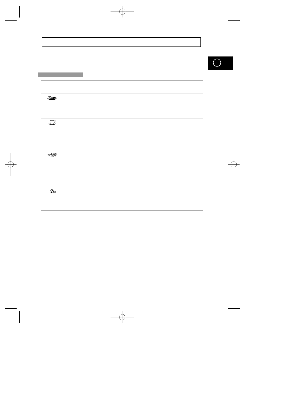 Instant reheat / cook settings(continued) | Samsung CE2933T User Manual | Page 21 / 49