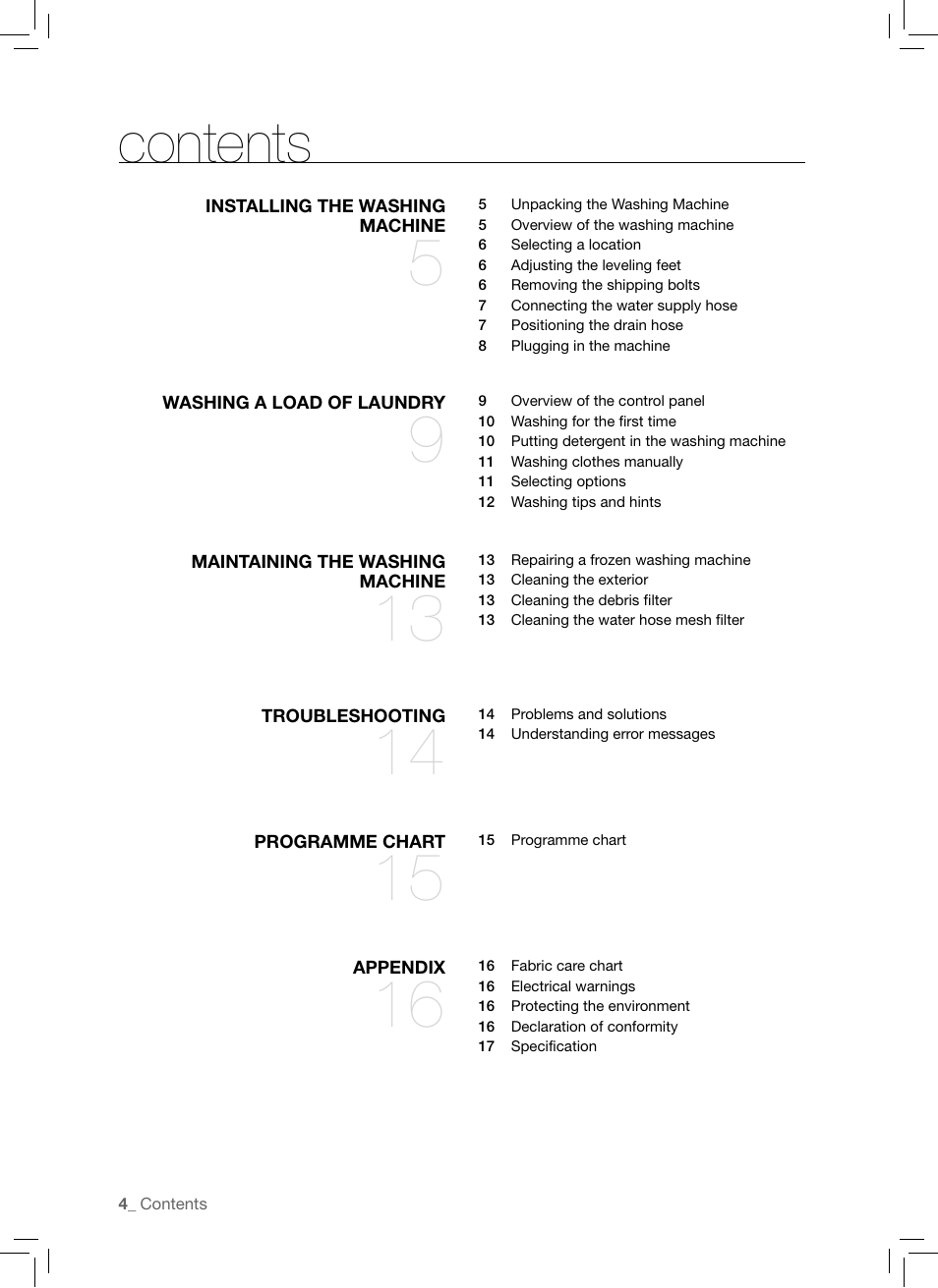 Samsung WF-B1061 User Manual | Page 4 / 20