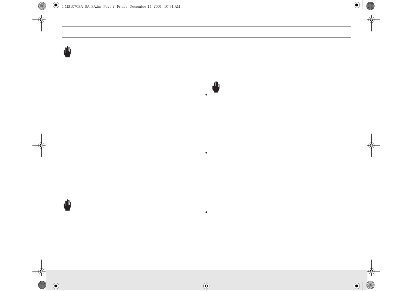 Hese, Nstructions, Warning | Recautions to, Void, Ossible, Xposure to, Xcessive, Icrowave, Nergy | Samsung MS1070BA User Manual | Page 2 / 40