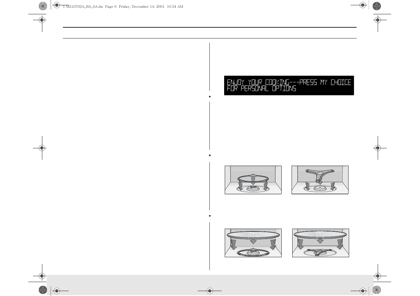 Your new microwave oven | Samsung MS1070BA User Manual | Page 6 / 40
