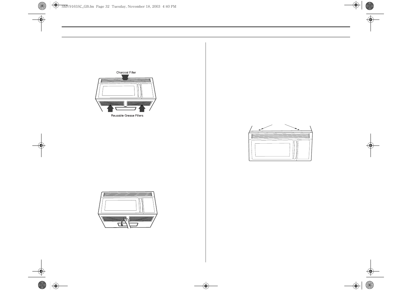 Exhaust feature, Appendix | Samsung CC User Manual | Page 32 / 36