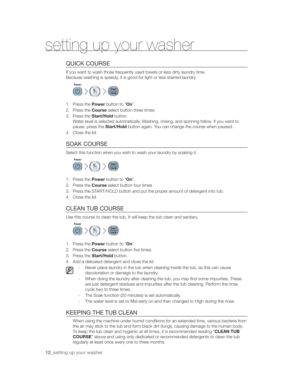 Ng up your wa^nfí | Samsung WA85U3 User Manual | Page 12 / 24