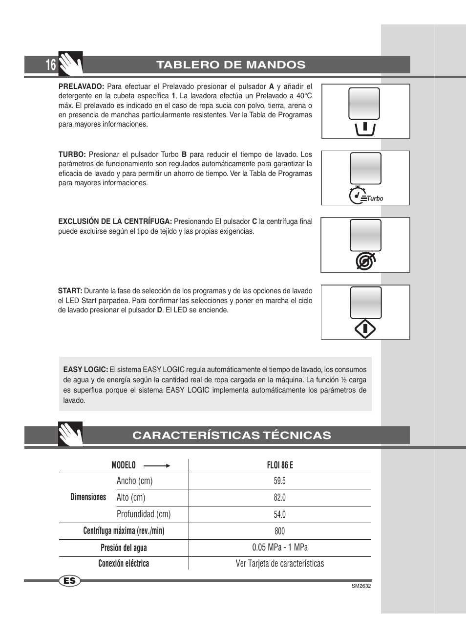 Ardo FLOI86E User Manual | Page 16 / 52