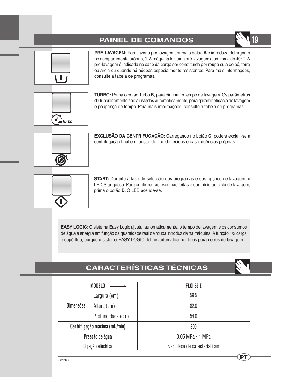 Ardo FLOI86E User Manual | Page 19 / 52