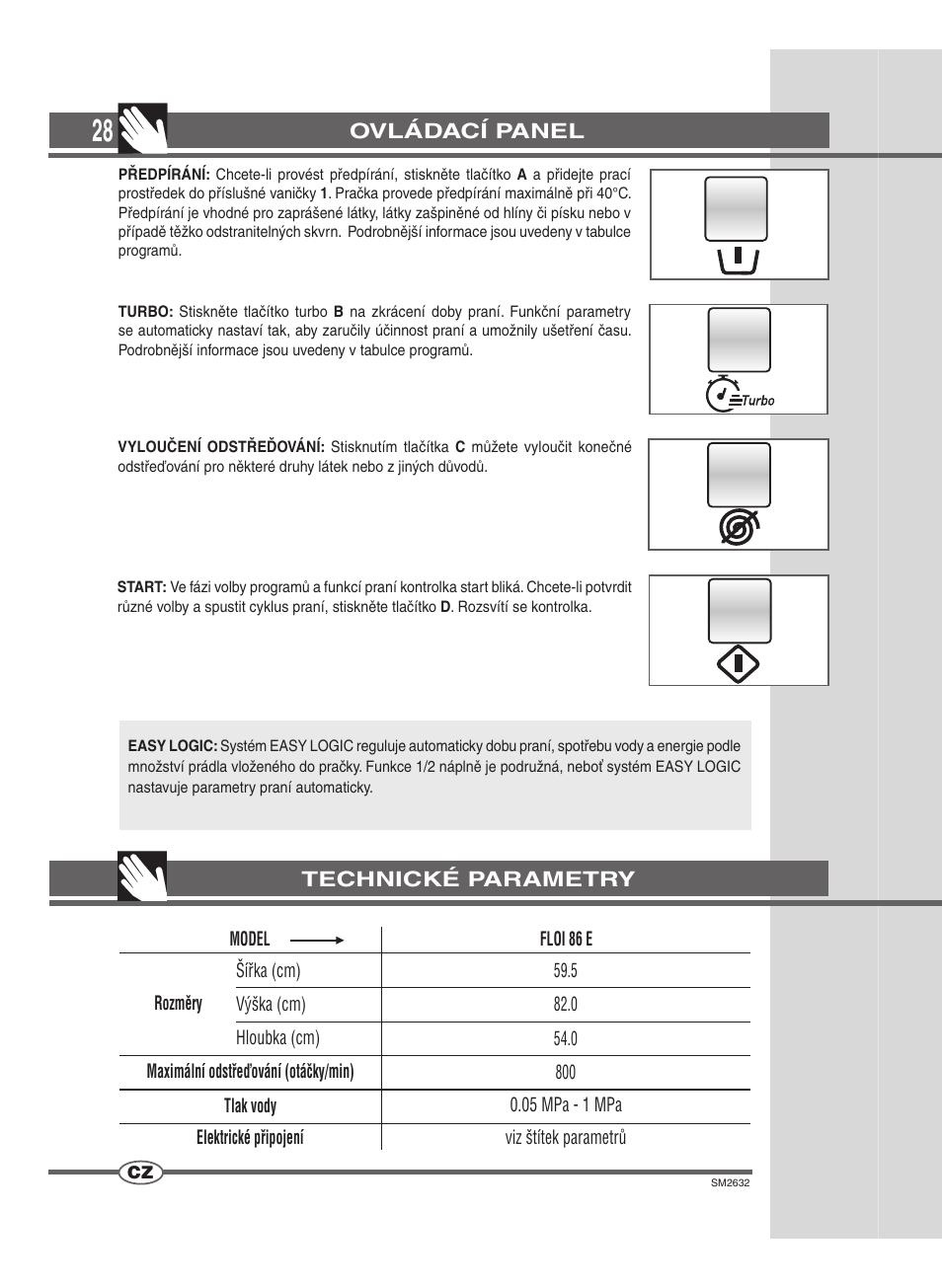 Ardo FLOI86E User Manual | Page 28 / 52