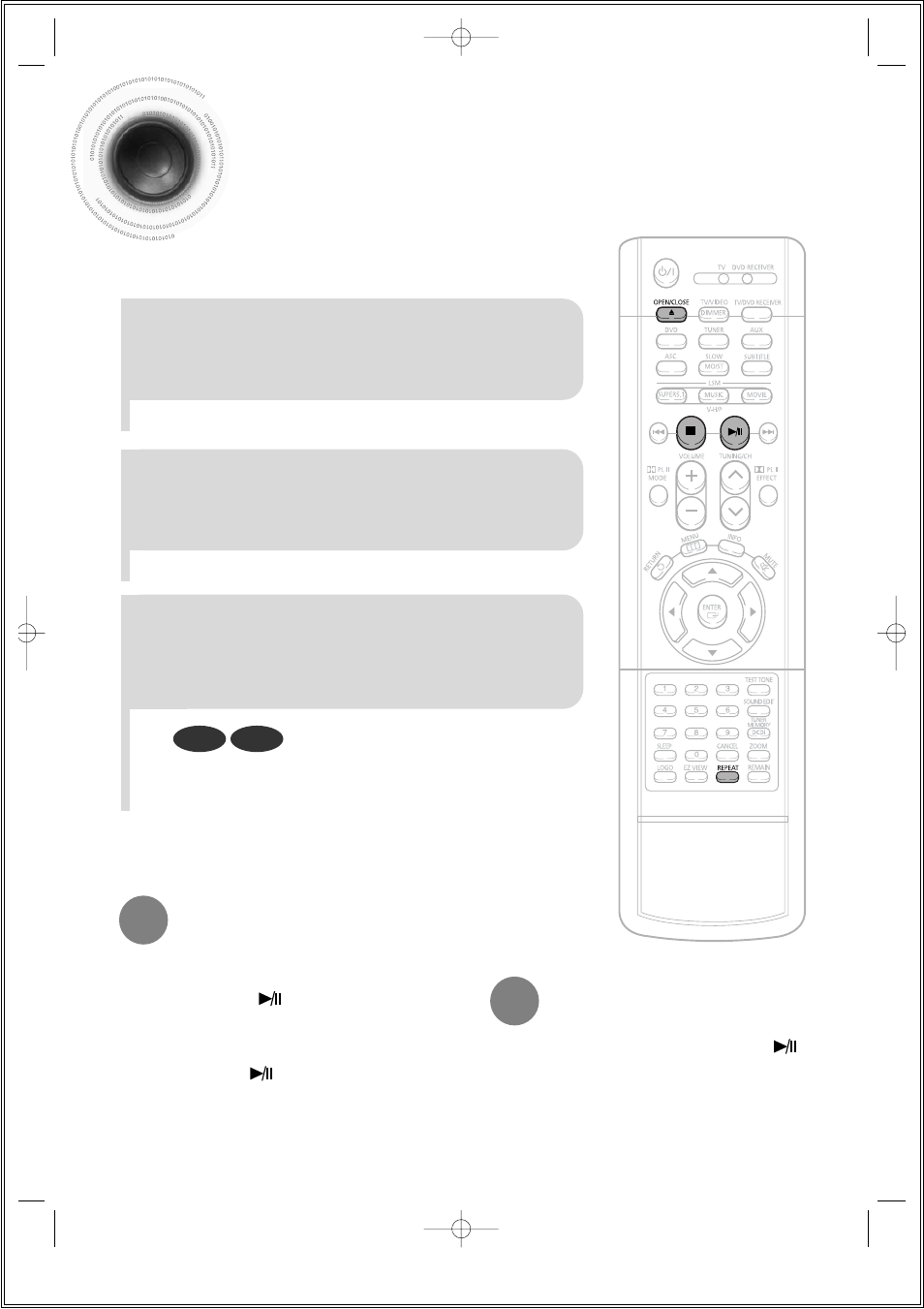 Operation, Disc playback, 27 disc playback | Samsung HT-DS1000 EN User Manual | Page 28 / 84