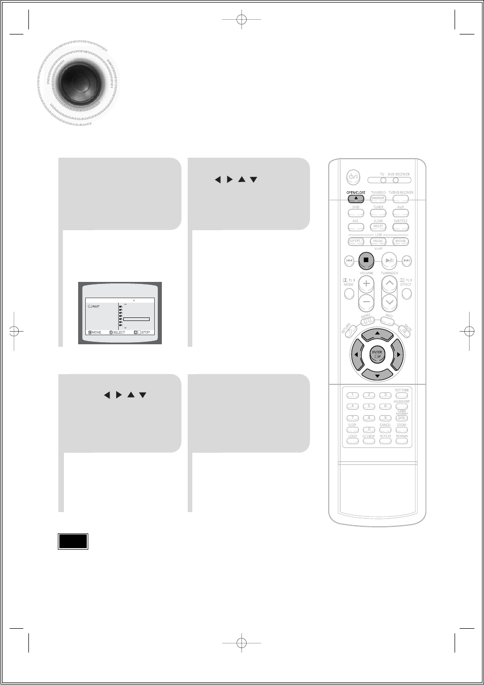 Mp3-cd playback | Samsung HT-DS1000 EN User Manual | Page 30 / 84