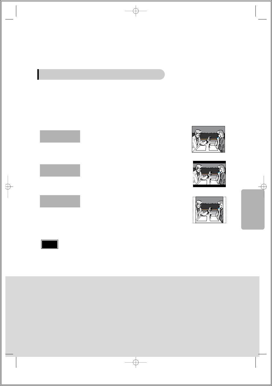 Adjusting the tv aspect ratio (screen size) | Samsung HT-DS1000 EN User Manual | Page 49 / 84