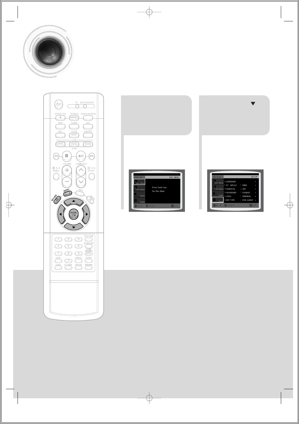 Setting parental controls (rating level), 49 setting parental controls (rating level) | Samsung HT-DS1000 EN User Manual | Page 50 / 84