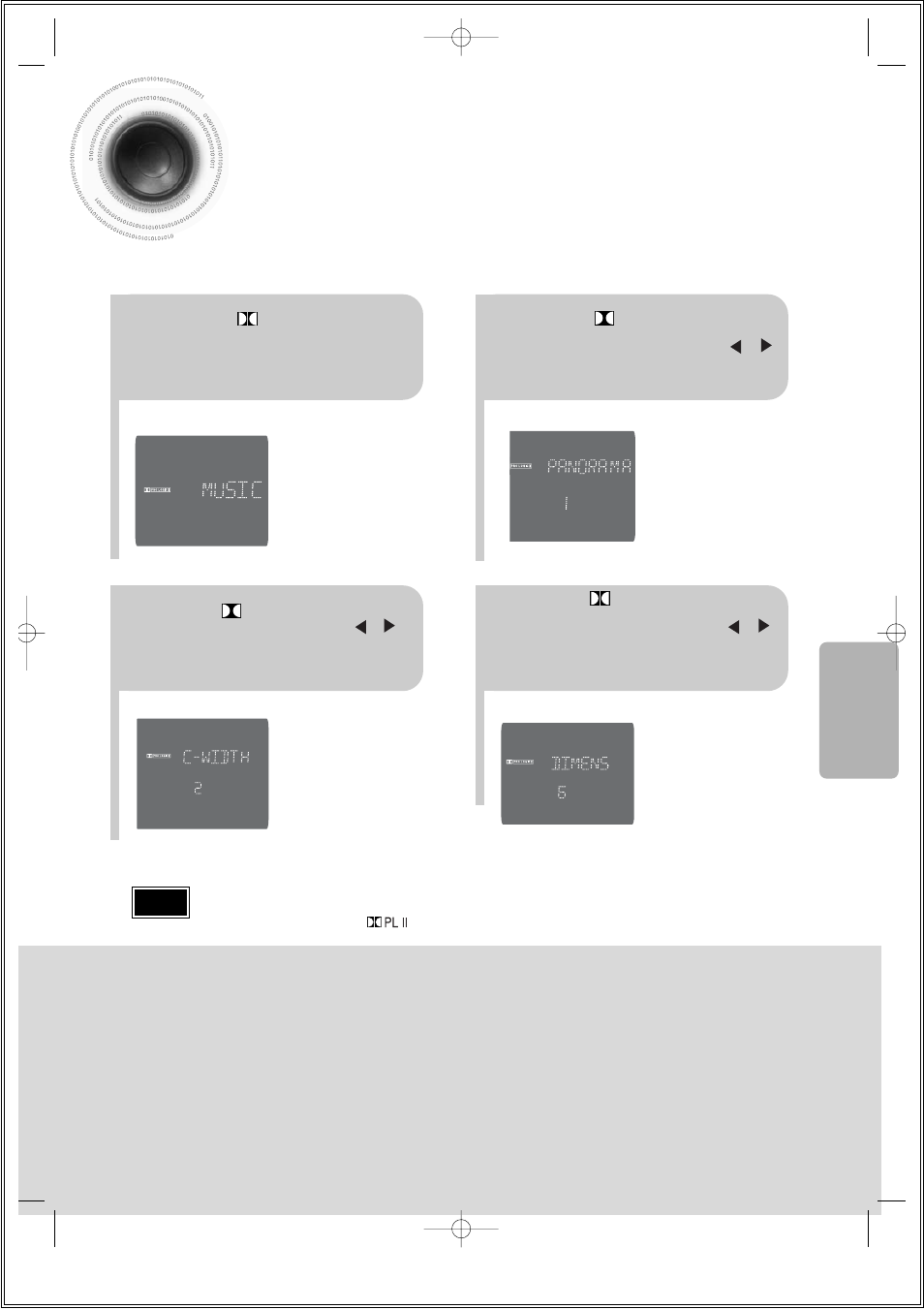 Dolby pro logic ii effect, 66 dolby pro logic ii effect | Samsung HT-DS1000 EN User Manual | Page 67 / 84