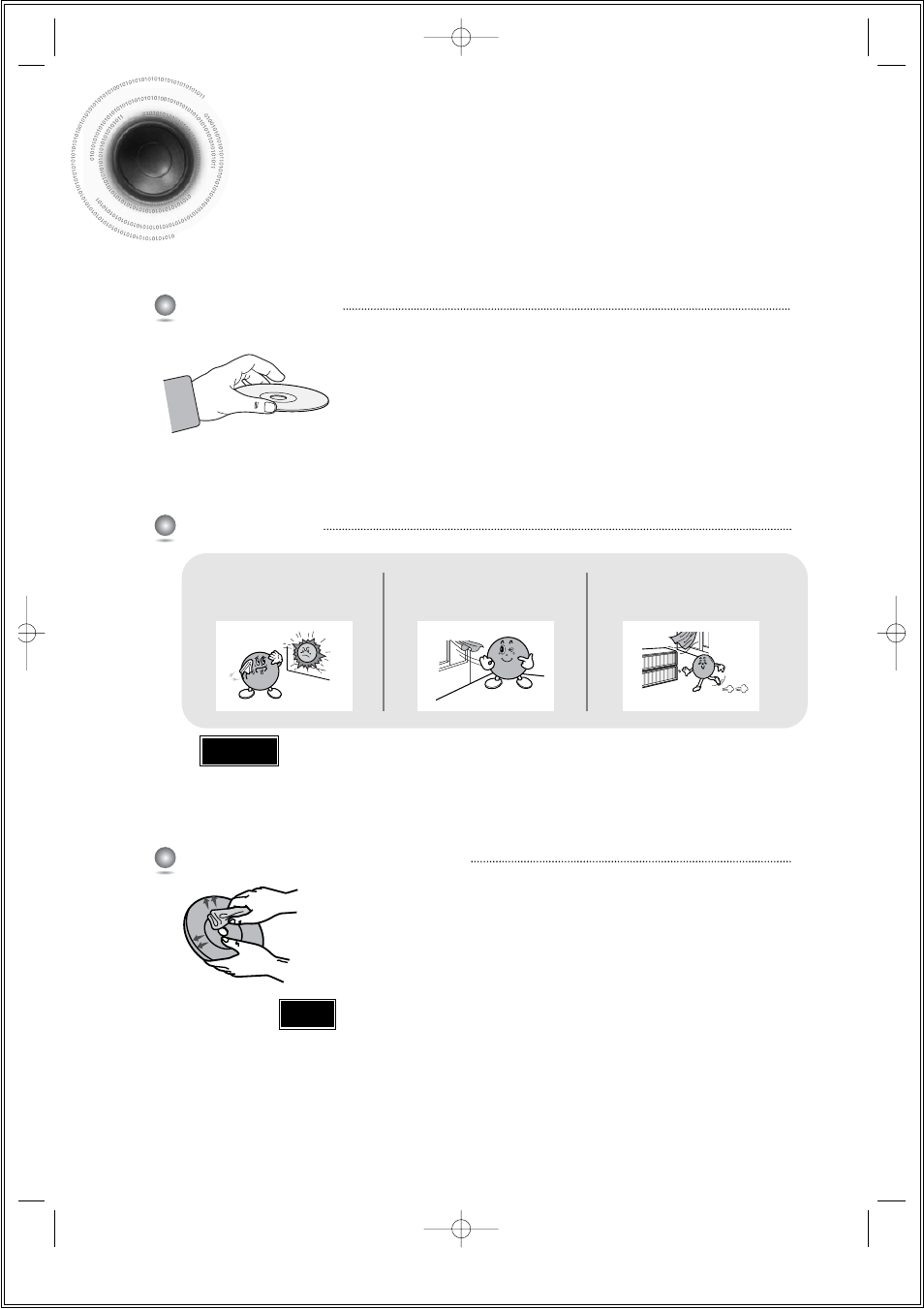 Cautions on handling and storing discs | Samsung HT-DS1000 EN User Manual | Page 80 / 84