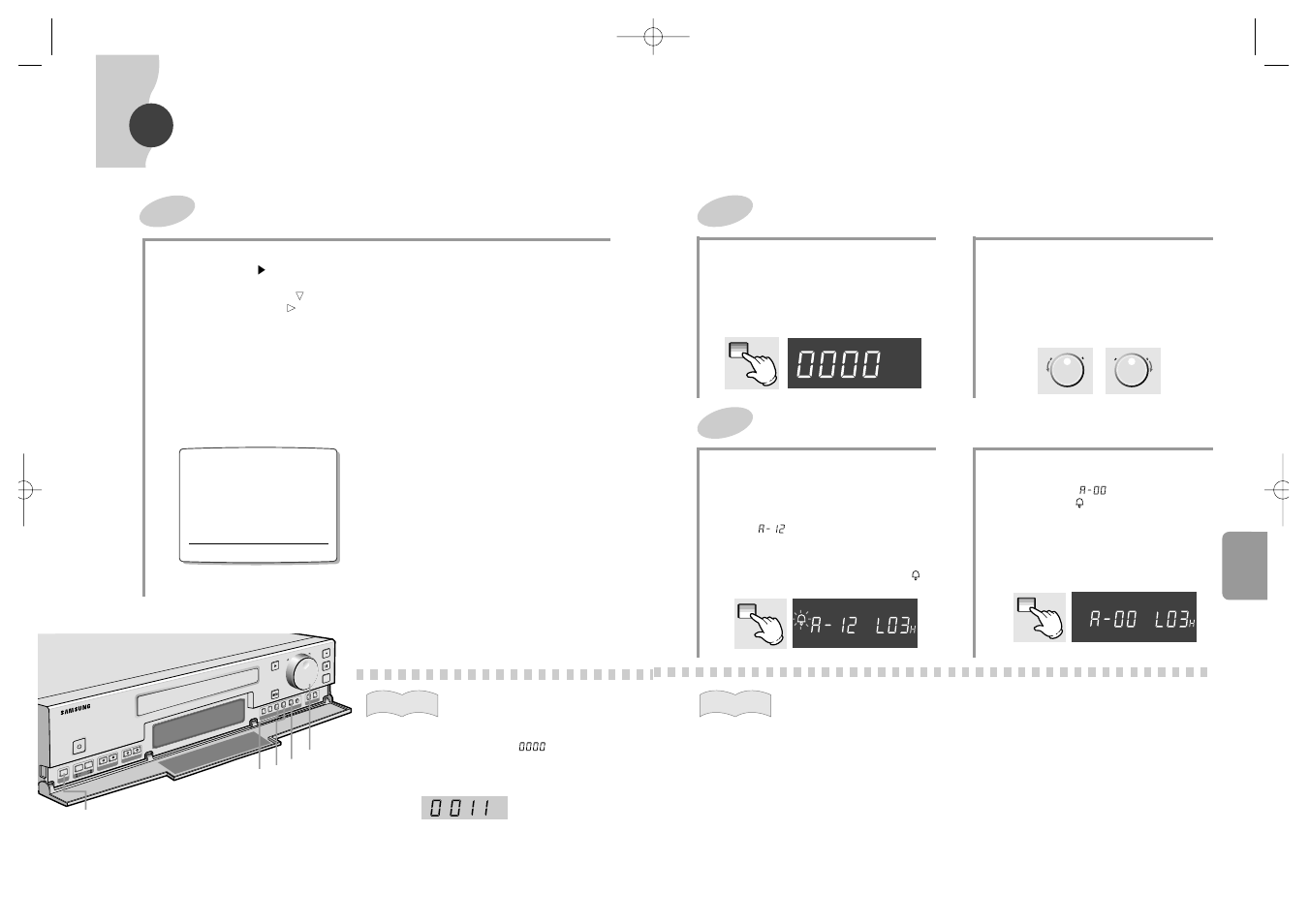 Funciones de alarma, Comprobación de la grabación de alarma, V-lo ck | Borrado de alarma | Samsung SVR-24JP User Manual | Page 111 / 116