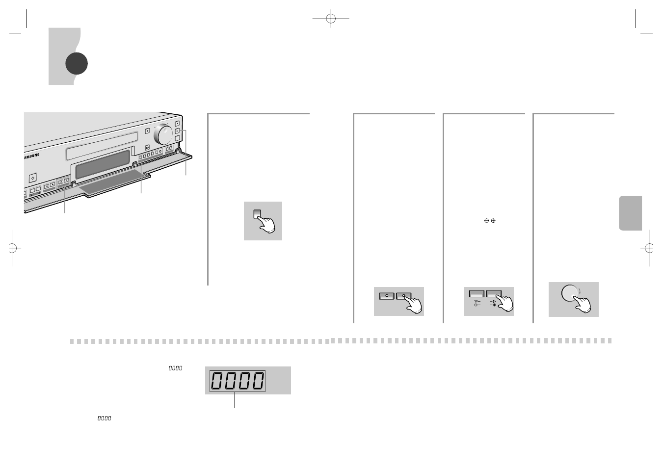 Various playback(cont.), V-lock, Shift | Samsung SVR-24JP User Manual | Page 14 / 116