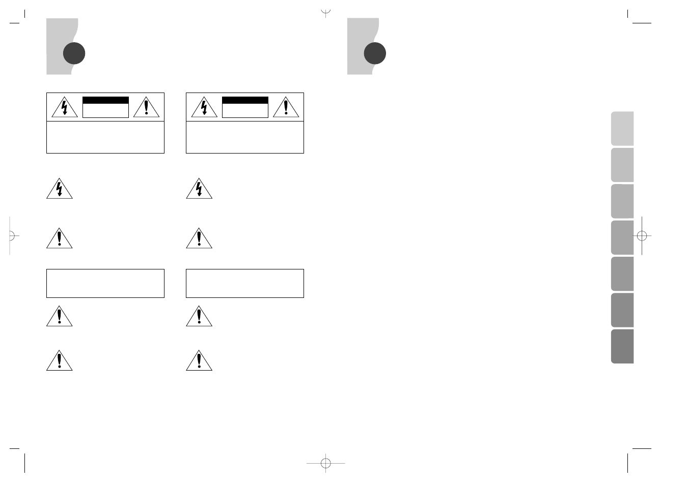 Important safeguards table des matieres, Deballage, Service | Description, Installation | Samsung SVR-24JP User Manual | Page 27 / 116