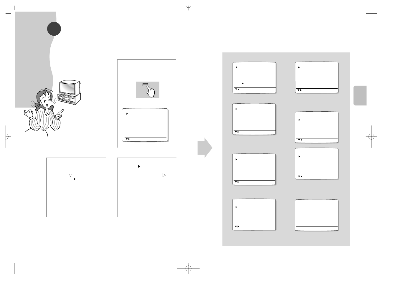Comment regler le menu | Samsung SVR-24JP User Manual | Page 31 / 116