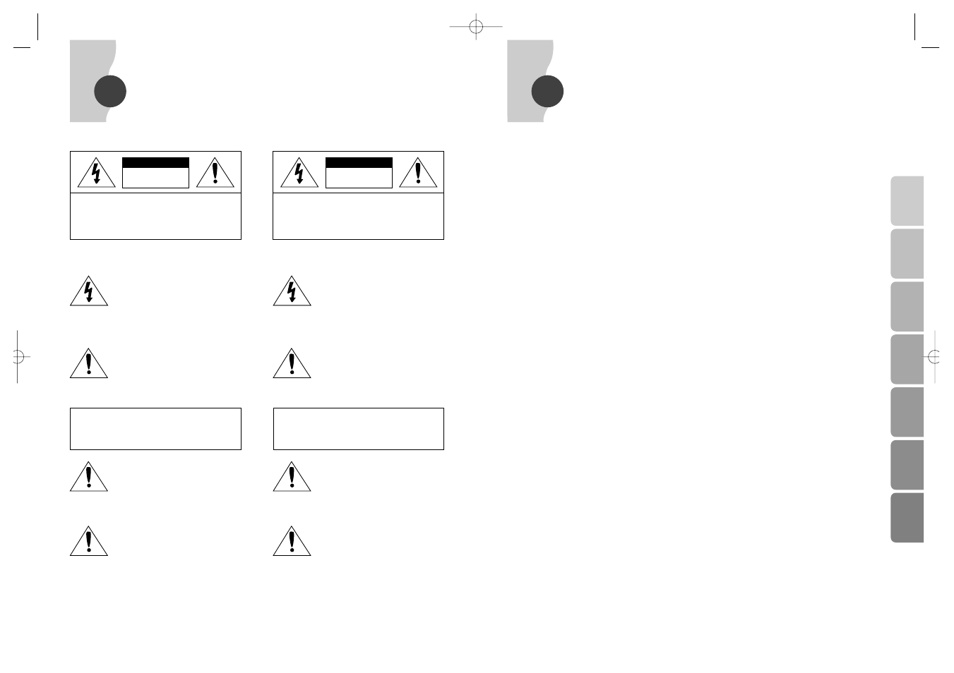 Important safeguards inhalt, Auspacken, Service | Beschreibung, Installation | Samsung SVR-24JP User Manual | Page 50 / 116