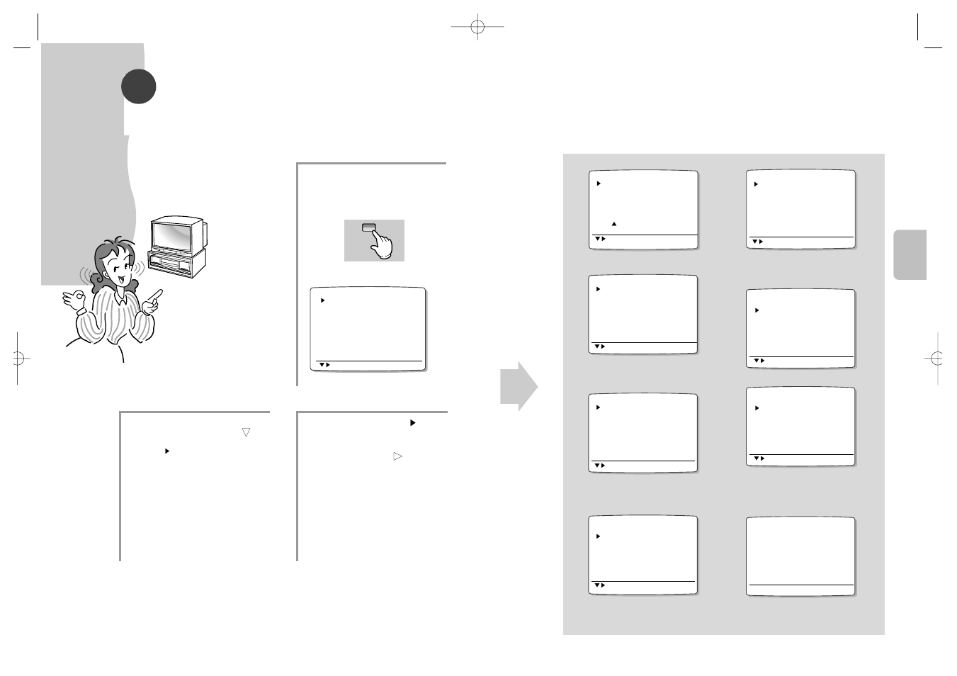 Einstellung vom menü | Samsung SVR-24JP User Manual | Page 54 / 116