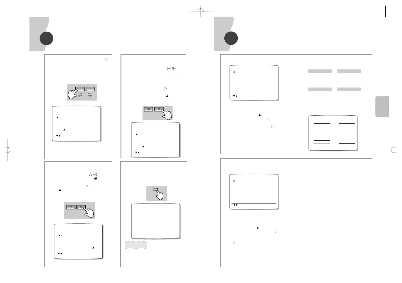 Die einstellung der uhrzeit, Einstellungsmenü, Einstellen der uhrzeit | Einstellungsanzeige und alarmaufnahme | Samsung SVR-24JP User Manual | Page 56 / 116