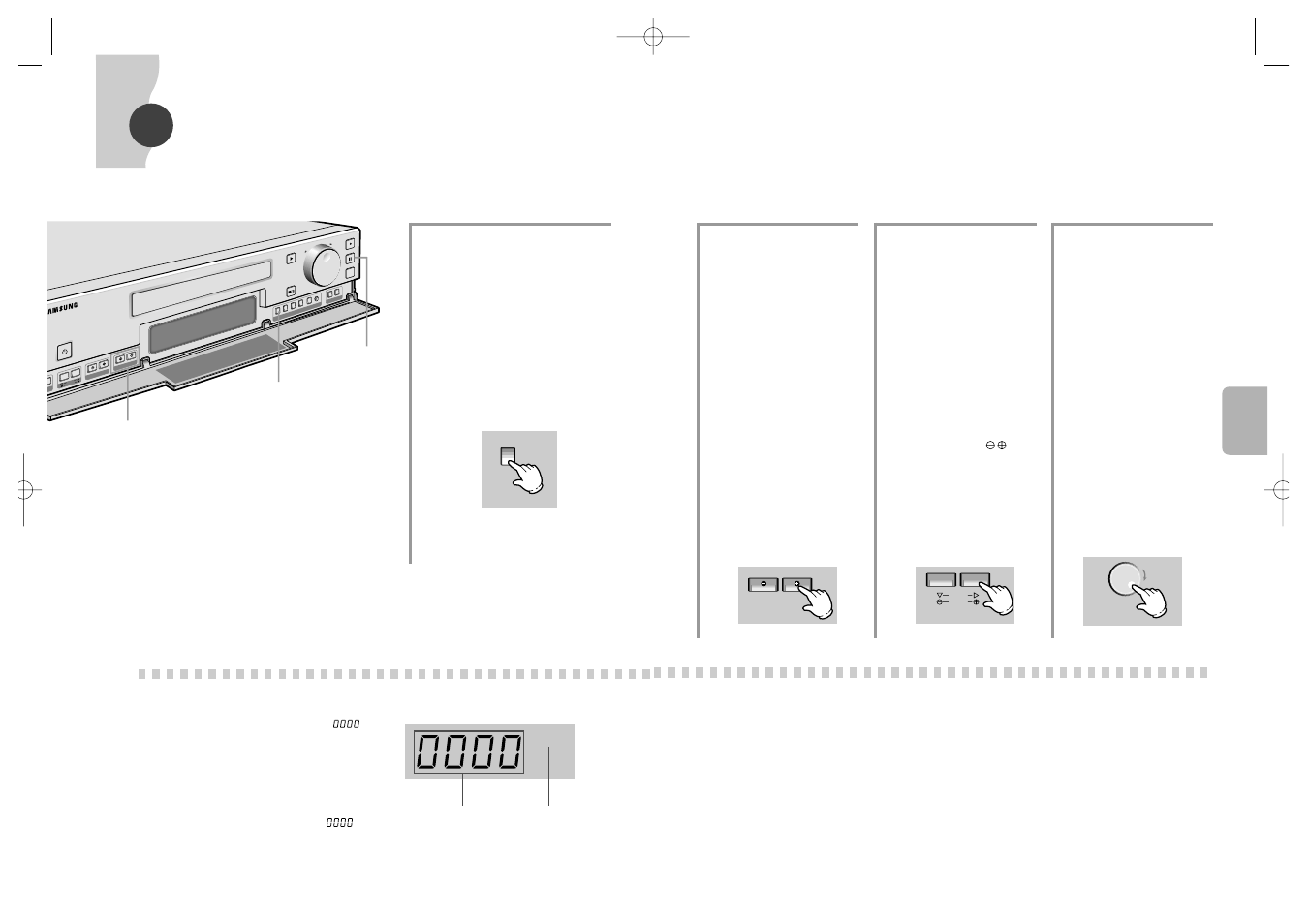 Verschiedene wiedergabe- funktionen (fortsetzung), V-lock, Shift | Samsung SVR-24JP User Manual | Page 61 / 116