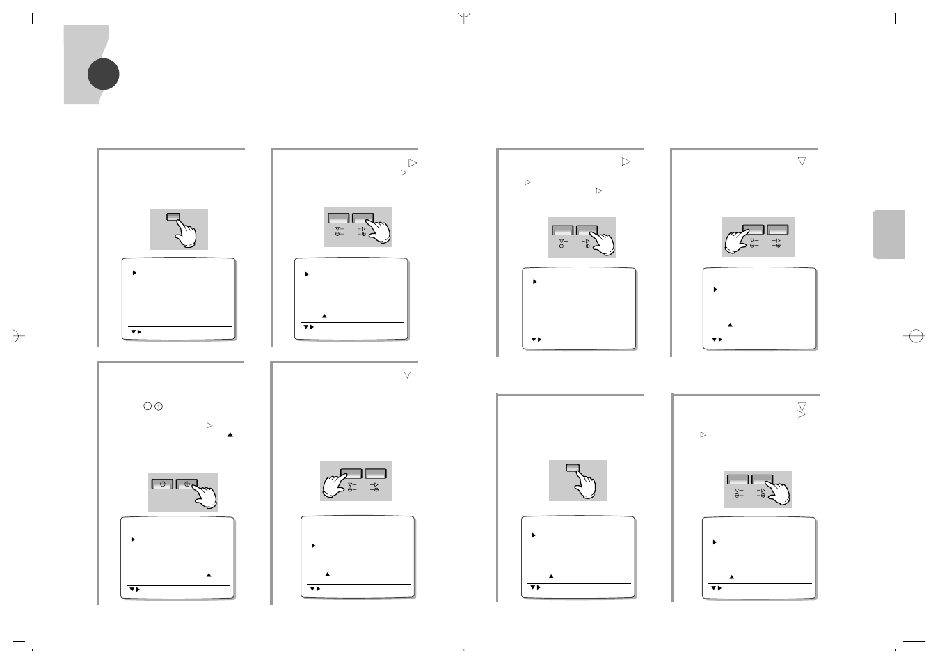 Regolazione dell’orario attuale, Come regolare dell’ora legale, Como regolare modo display | Samsung SVR-24JP User Manual | Page 78 / 116