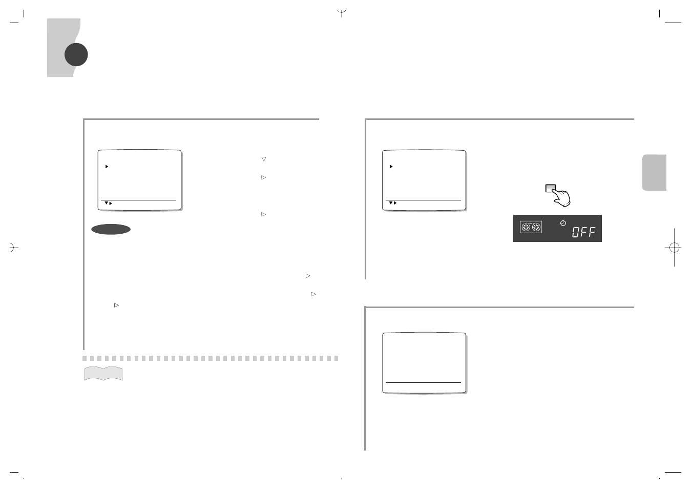 Menu di regolazione 1 | Samsung SVR-24JP User Manual | Page 81 / 116