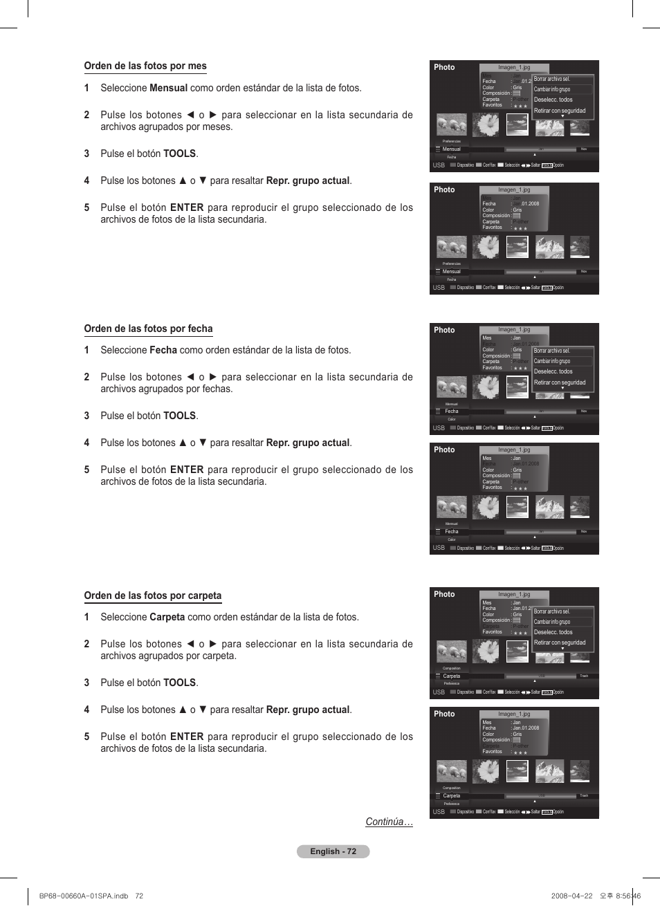 Samsung HL72A650 User Manual | Page 173 / 195