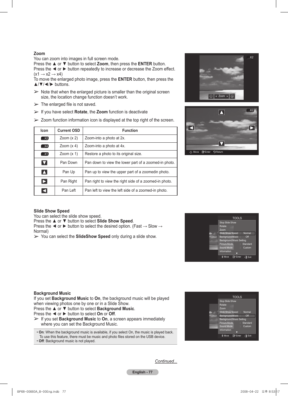 Samsung HL72A650 User Manual | Page 77 / 195