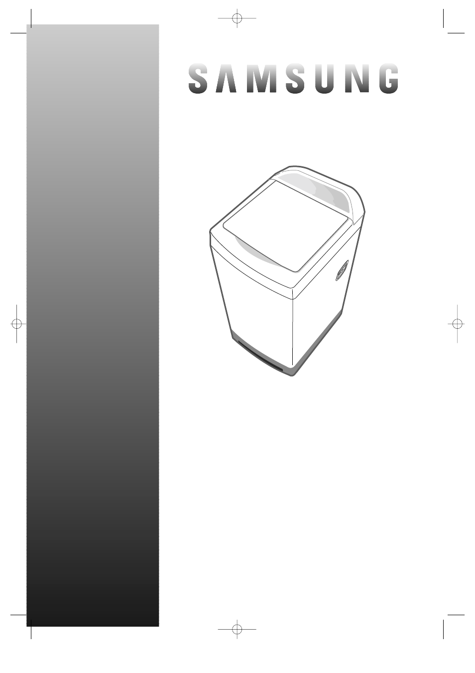 Cover, Owner’s instructions | Samsung SW65ASP2 User Manual | Page 10 / 10