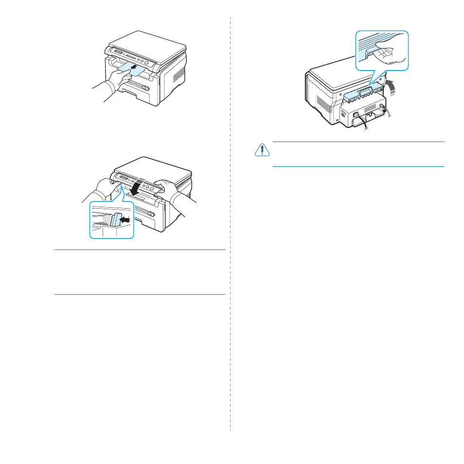 Printing to the rear cover (face up), Printing to the rear cover | Samsung SCX-4200 User Manual | Page 28 / 93