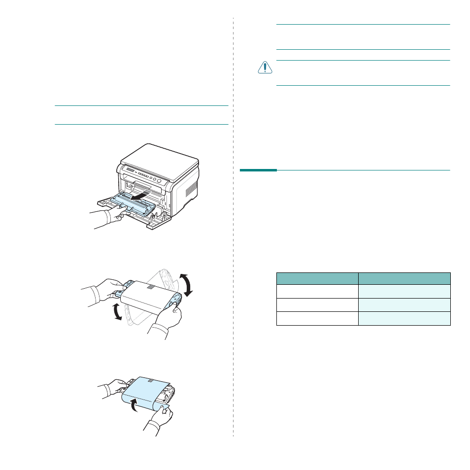 Replacing the toner cartridge, Consumable and replacement parts | Samsung SCX-4200 User Manual | Page 38 / 93