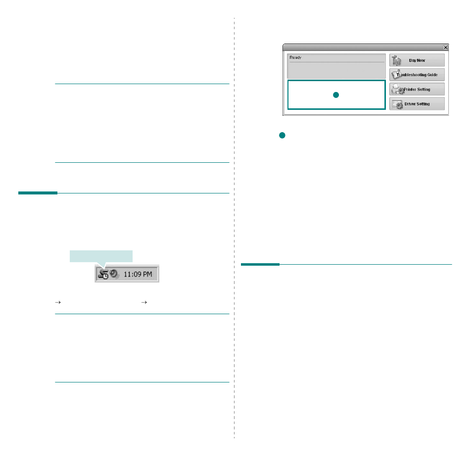 Using smart panel, Understanding smart panel, Opening the troubleshooting guide | Chapter 5, Sing, Mart, Anel | Samsung SCX-4200 User Manual | Page 73 / 93